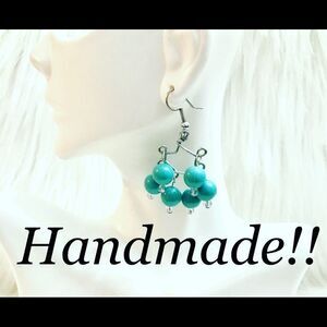 Turquoise Beaded Earrings